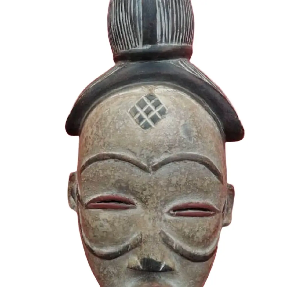 African Songye Mask From Congo Bantu Ethnic Group Ceremonial Mask Acquired From Salaga Market Authentic Handcrafted Art