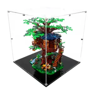 Clear Acrylic Display Case Compatible with LEGO® 21318 Ideas Tree House - Set Not Included