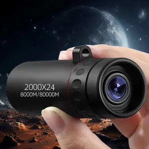 Upgrade Single Telescope 2000x25 HD Adult Monocular, Portable Monocular Binoculars, Star Gazing Gift, High-Definition Night Vision