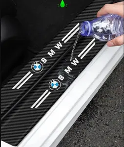 Luminous Car Scratchproof Car Threshold Transparent Sticker Fit For Audi BMW VW Chevrolet Toyota Ford Car Door Sill protective sticker carbon fiber car door