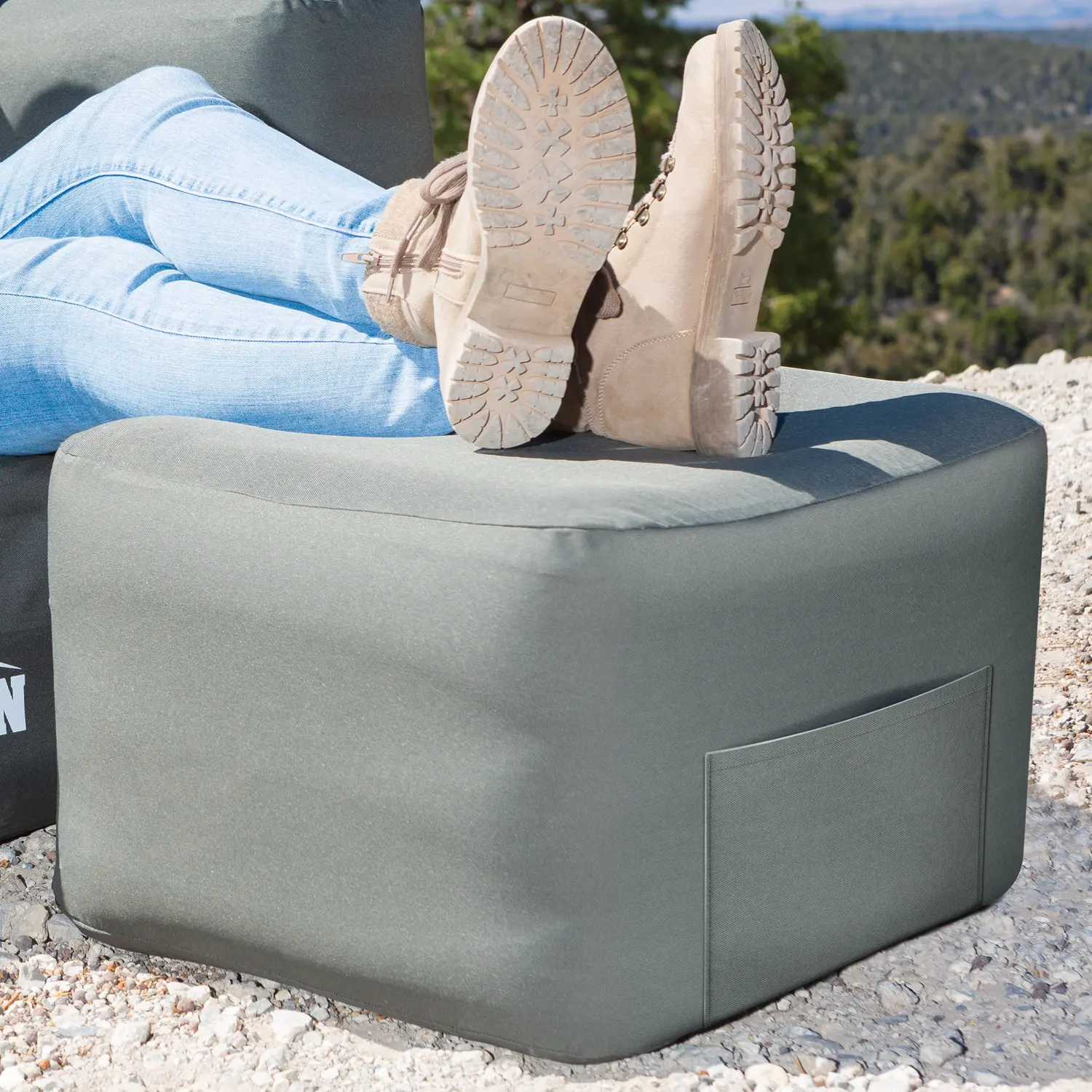 Inflatable Camping Ottoman & Portable Foot Rest for Camping, Beach, Tailgating & Home | Pittman Outdoors