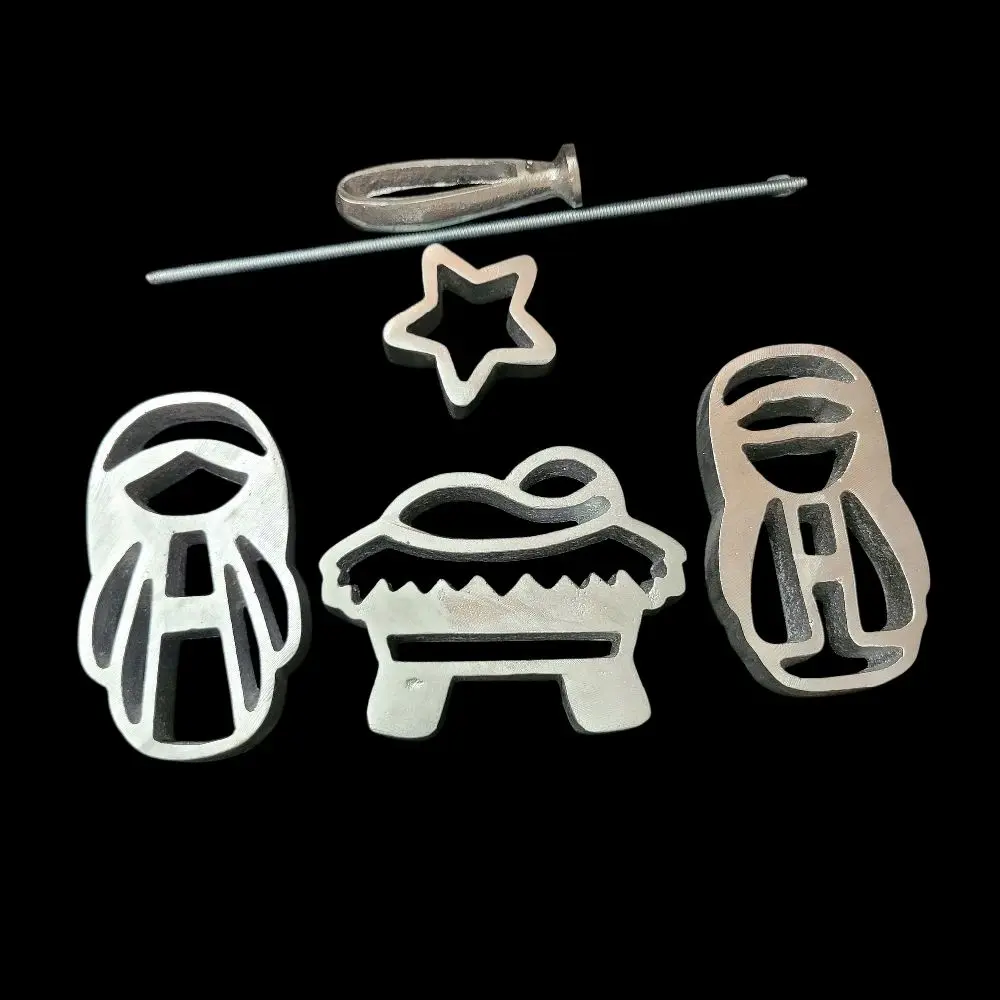 Set of Small Seasonal Festive Buñuelo Mold