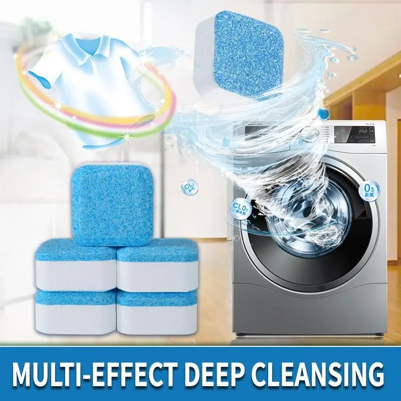 Kangbijie Laundry Balls & Discs with Jasmine-Scented Active Self-Wash Tablets, New Enzymes for Deep Scrubbing, Odor Elimination, Efficient Washing, Drying and Cleaning