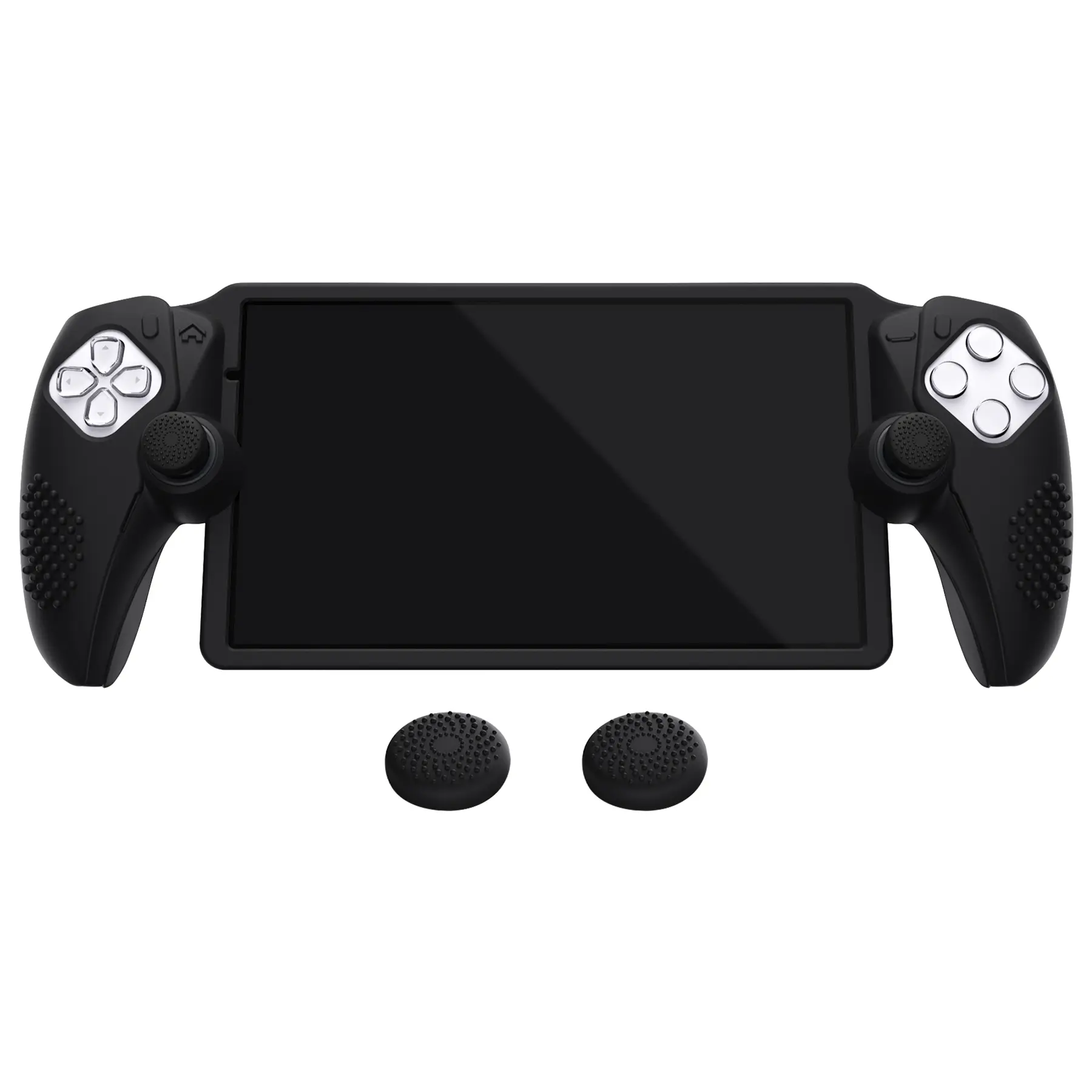 PlayVital Design for PS Portal Silicone Protective Case with Thumb Grips – Enhanced Grip Comfort | Anti-Slip 3D Studded Design | Full Protection | Perfect Fit