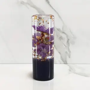 Mr__Grip 4 1/2 Inch Resin Custom Shift Knob small purple Cherry Blossom JDM
