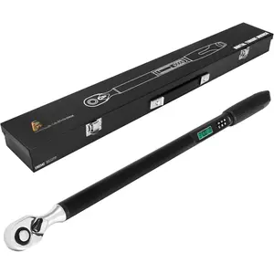 1/2" Drive Digital Torque Wrench 12.5-250 ft-lbs (17-340 Nm), High-Precision and Easy-to-Read, +-1.5% Accuracy for , ,  & DIY Repairs