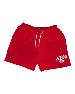 1913 Delta Symbol French Terry Shorts - Casual Style, Plush Fabric, Stylish Design, Ideal for Men