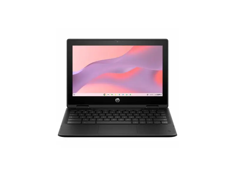 HP Fortis Flip G1m 11.6" Touchscreen Convertible 2 in 1 Chromebook - HD - Octa-core (ARM Cortex A76 + Cortex A55) - 32 GB Flash Memory - English Keyboard - Jet Black - MediaTek Kompanio 520 Chip