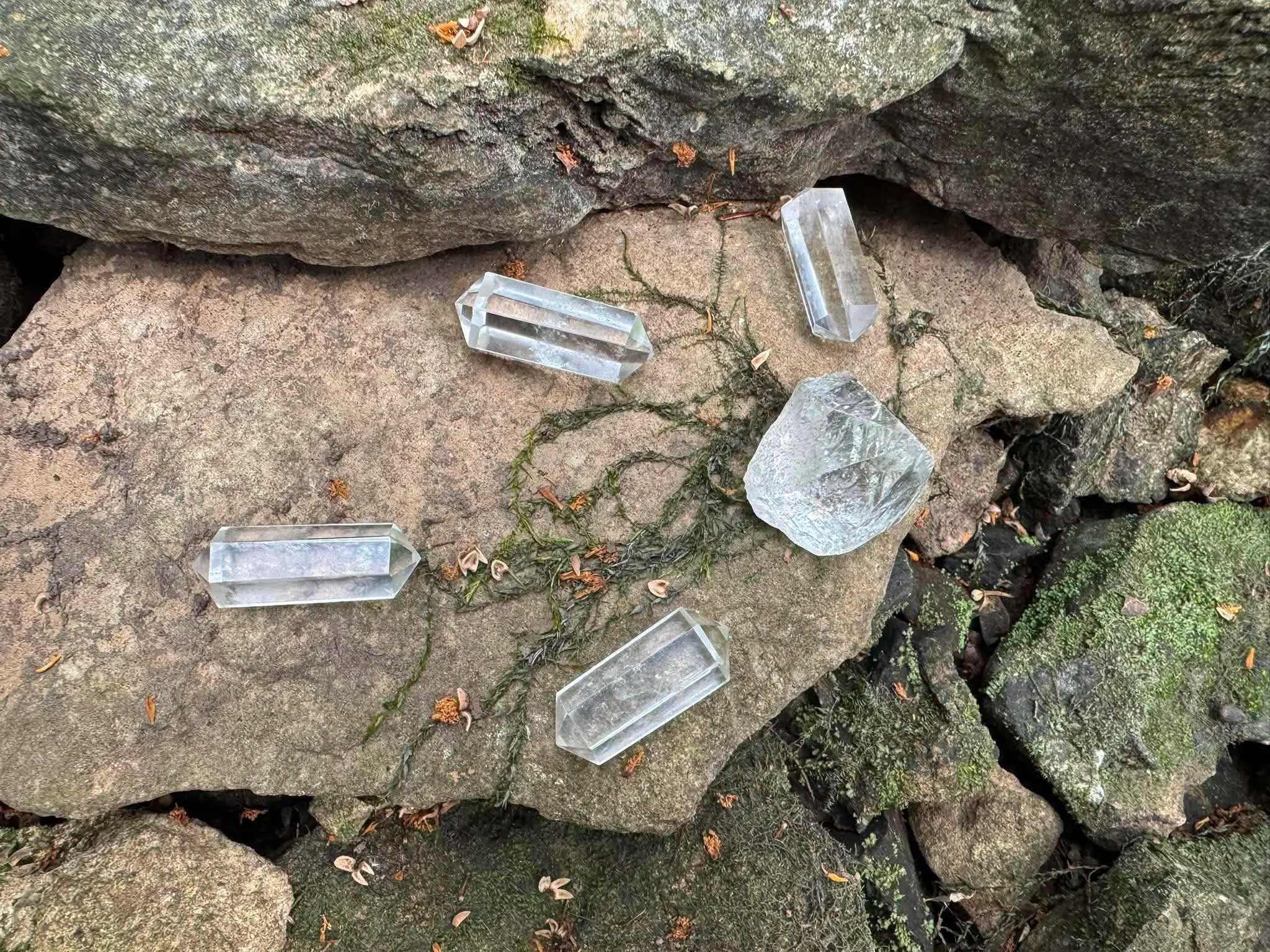 Clear Quartz Double Terminated Points