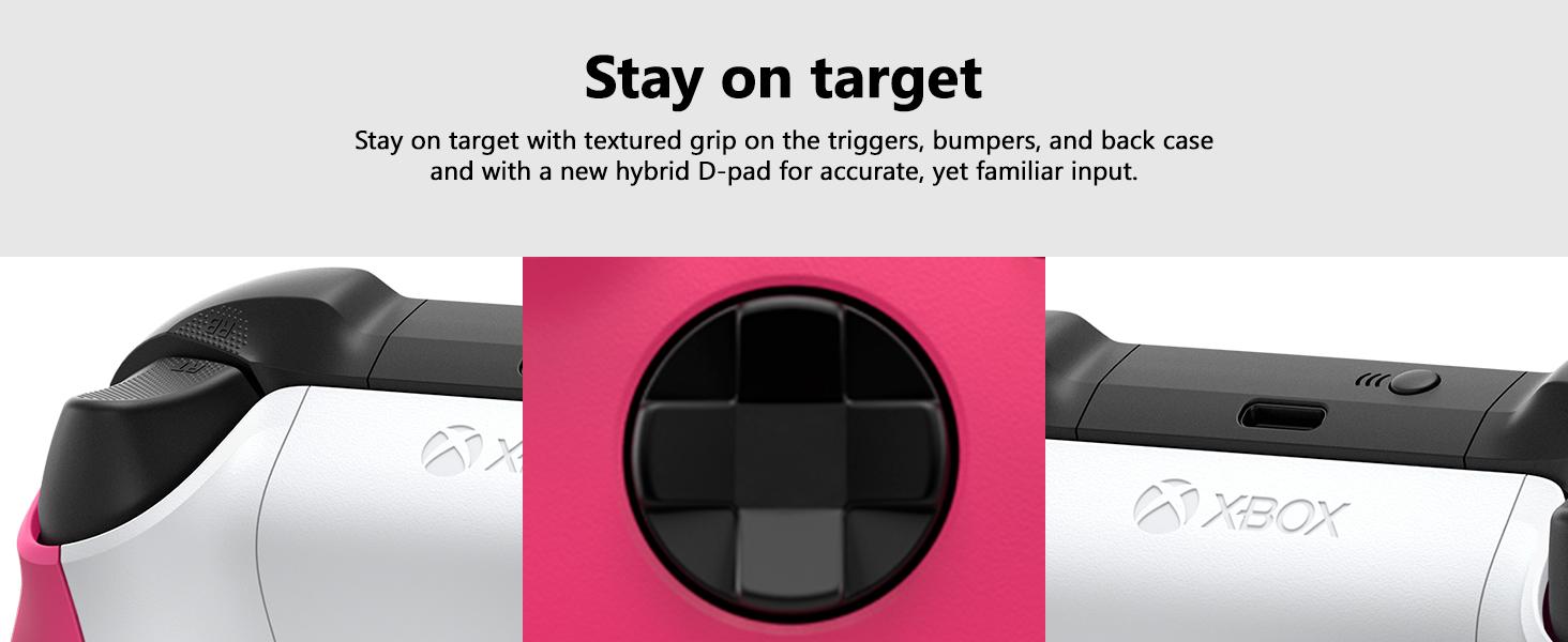 Xbox Wireless Controller - Deep Pink - Works with Xbox consoles • Windows PC • iOS & Android