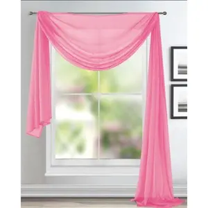 Sheer Scarf H Pink