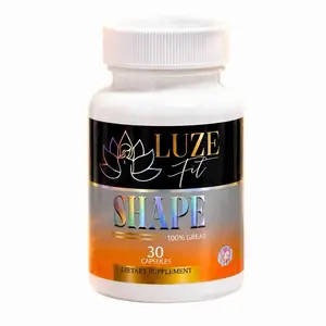 LUZE FIT SHAPE SILVER 30 Caps Natural Ingredients for Immune System Support & Digestive Health Daily Use 30 Capsules 500g Box Suitable for Adults Fitness Edible Vitamin D3 Organic Dietary Natural Supplements