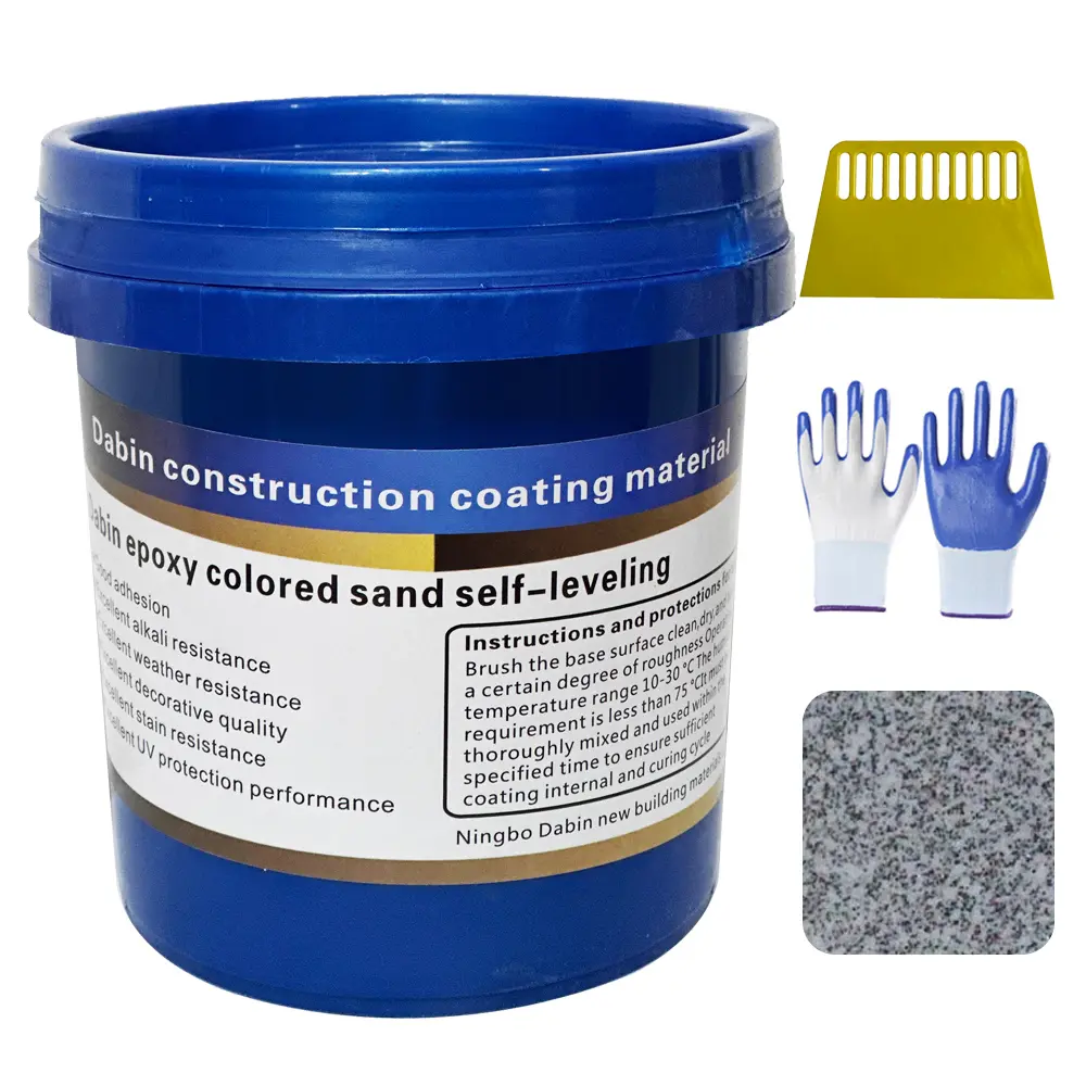 1.12/1.4/3 gallons epoxy floor paint, waterproof and anti slip water-based epoxy garage floor paint, suitable for indoor and outdoor surfaces. Living room high gloss marble effect epoxy floor coating