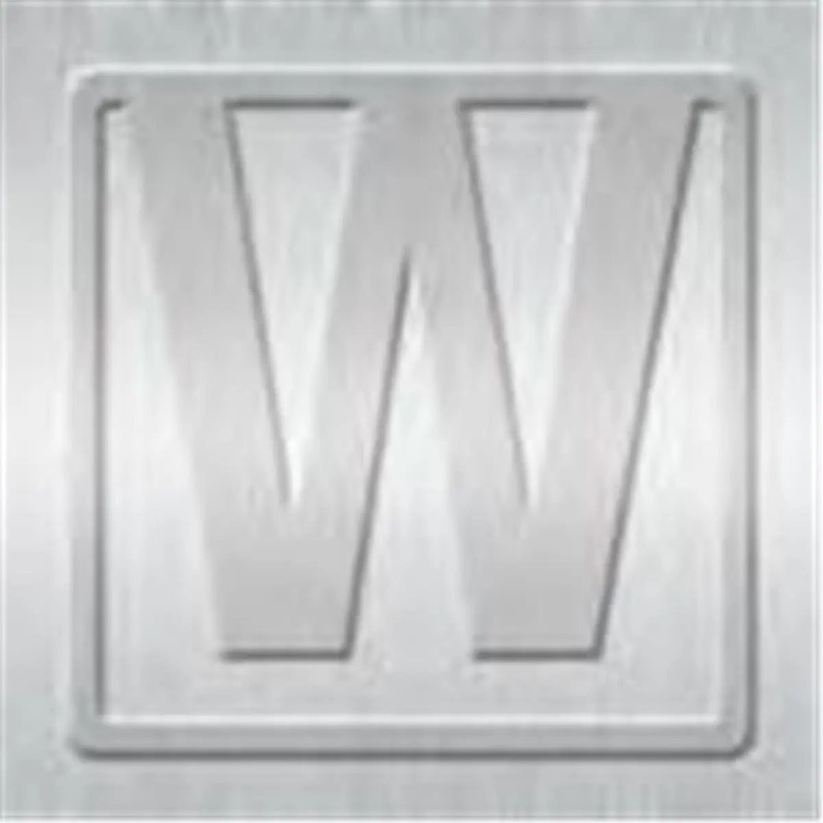That Company Called If  Helvetica Clip-On Letter Bookmark - W
