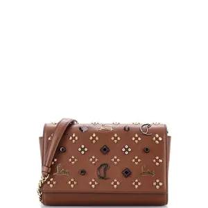 Pre-owned christian louboutin Leather Clutches & Wristlets Paloma Clutch Embellished Small by Rebag