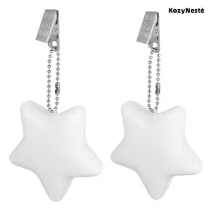 2Pcs Purse Light, KozyNesté, Handbag Light, Star Shape, Bag Hanging, Automatic Motion Sensor, Night Light for Women Ladies Girls, Battery