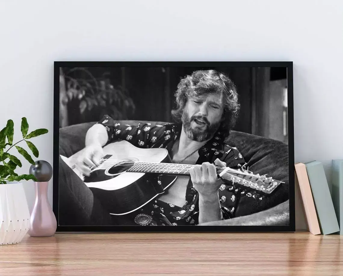 HOT!!!Kris Kristofferson 1936-2024 Music Memory Poster