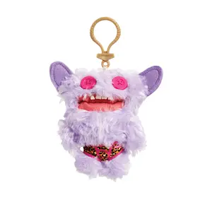 Fuggler Official Genuine Cute Trendy Keychain with Ugly-Cute Tooth Design Funny Schoolbag Pendant Doll for Students