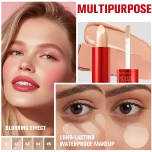 High-Coverage Concealer Balm & Brightening Liquid, Instant Touch-Ups, Travel Makeup Essential, Quick Makeup Hacks, Must-Have Beauty Product