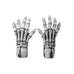 Adult White Skeleton Claw Gloves