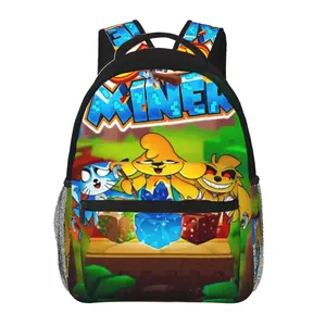 Large capacity Mikecrack Minecraft videos backpack Mikecrack real name Laptop Backpack Mikecrack Roblox gameplay Full Print School Bookbag Shoulder Bag  Multipurpose Travel Daypack perfect for Back to School, party and holiday gifts