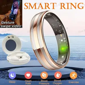 Thin touch Smart Ring Health Monitor Smartring Outdoor Waterproof Ring Heart Rate Body Temperature Monitoring Sports rings