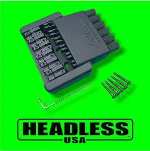 JCustom FX Bridge - Fits Steinberger TransTrem & "S"-Trem Guitars - Fixed Bridge!