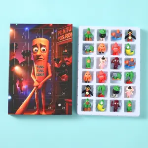 24-Piece Tung-Tung-Sahur Mystery Box Collection Surprise Set, Themed Gift Box, Christmas Countdown Calendar, Random Surprises, Perfect Birthday Party Gift