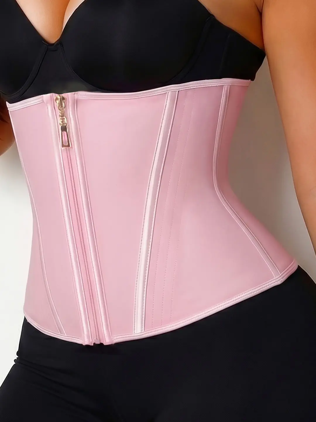 Women's Mesh Fabric Waist Trainer Shapewear - Elastic, Breathable, Elegant Compression Tummy Control Slimming Body Shaper for Sports, Back Support