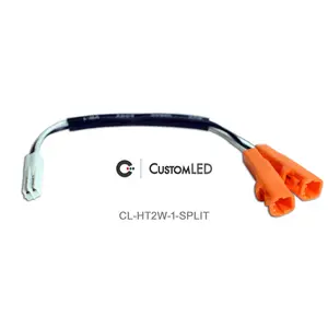 Honda OEM Turn Signal Y-Splitter Connectors, 2-Wire (pair)