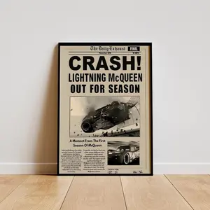 Cars Poster | Cartoon Poster | Animation Poster | Movie Poster | Series Poster | Home Decor | Wall Decor | Digital Poster