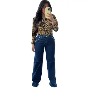 Bea Snatched Waist Seam Detail Wide Leg Jeans Viral Tiktok fit
