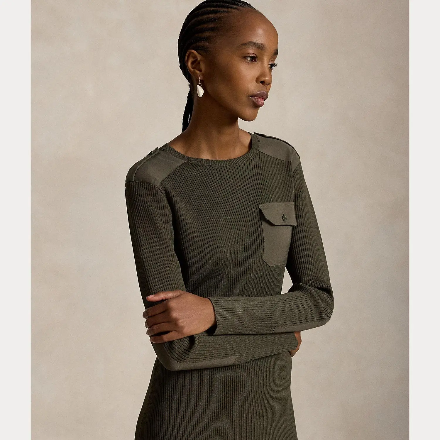 Polo Ralph Lauren - Rib-Knit Utility Dress