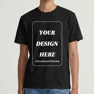 Carpesun Unisex Custom Cotton T-Shirts for Men Women,Design Your Own Personalized Tee Single Side Print, Upload Your Photo Text Logo to Customize, Soft round-neck Cotton Short Sleeve, Customized Gift Shirt for Wedding Company Daily Gifting