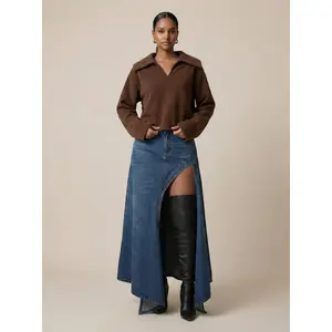 Brown Oversized cropped sweater Brown Oversized cropped sweater
