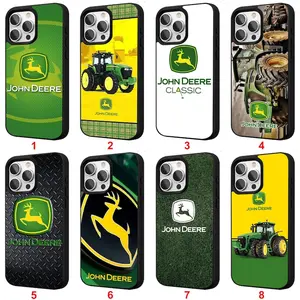 Green Tractor Phone Case, J0hn Deere Phone Case Compatible with iPhone 17, 11, 12, 13, 14, 15,16 & Samsung S25,24,23,22