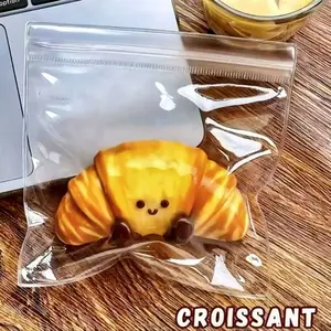 Soft Croissant squeeze Toy, Slow Bounce Sensory Toy, Ventilation Relaxation Tool, Durable Unique Design, Soft Squishy Silicone, Perfect for Office Desk, Birthday Gift, Holiday Present