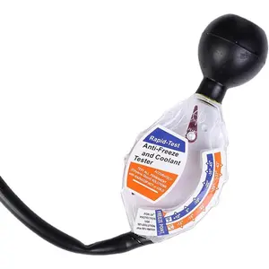 Coolant Tester Accessory, Automotive Dial Type Antifreeze Densitometer Freezing Testing Tool, Auto Dial Type Hydrometer for Ethylene Glycol Coolant (6/12/24V)