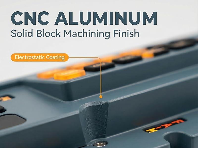 Cockpit Simulator A320 MCDU Flight Simulator Control Display Unit – 1:1 CNC Aluminum Hardware, Real Silicone Keys, Full-Color Display, USB-C Plug-and-Play