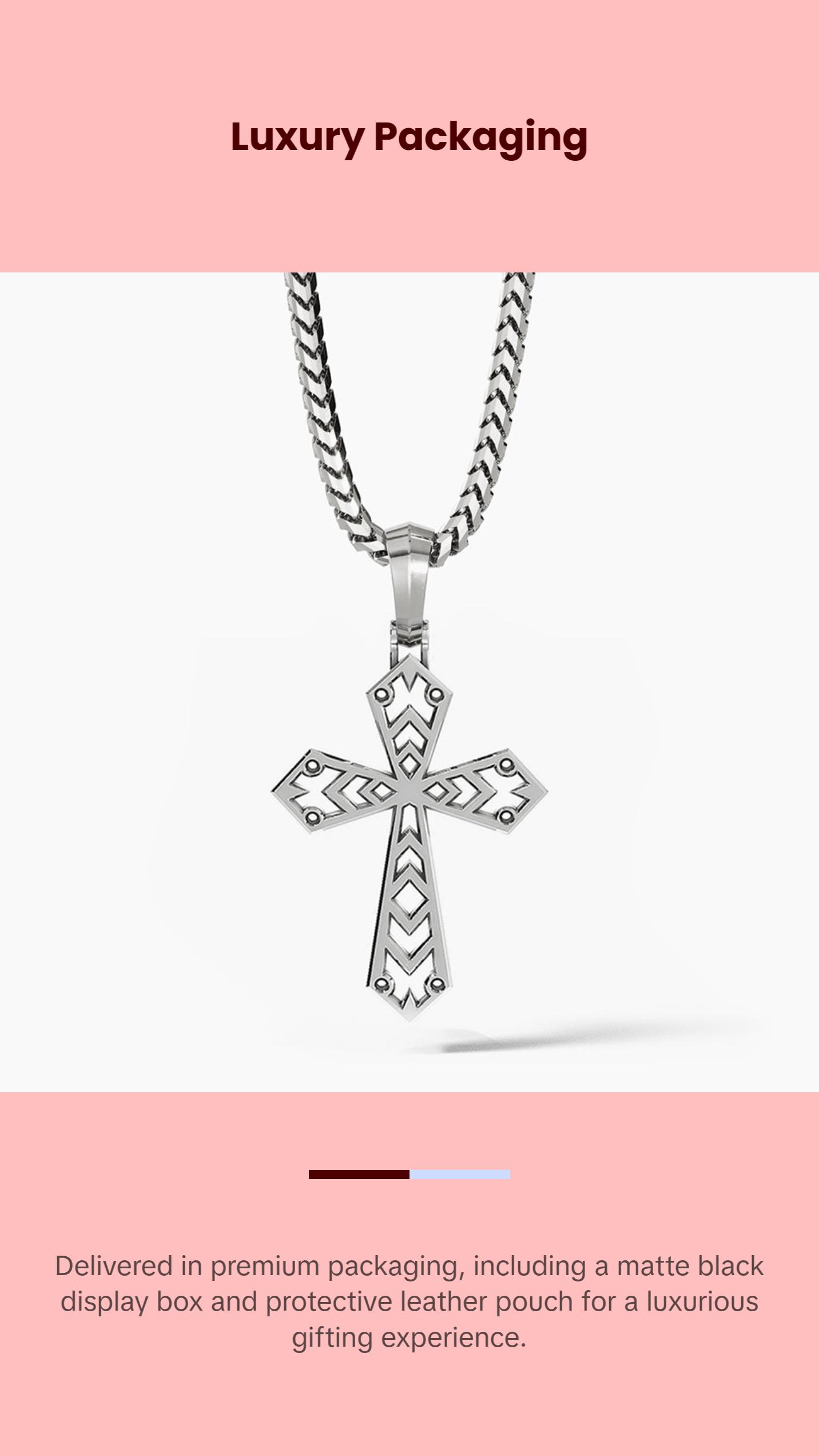 Honor, Silver Cross Pendant
