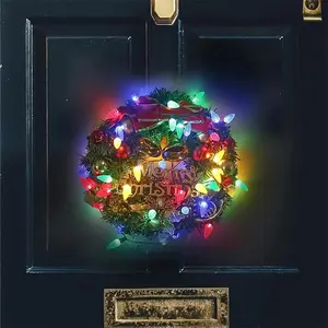 Christmas C9 LED String Lights, Multicolor Waterproof Decorative Fairy Lights for Christmas Tree, Holiday Party, Garden, Home Decoration