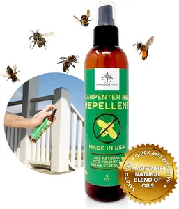 Donaldson Farms Carpenter Bee Repellent Spray, 8oz, All Natural for Outdoor Wood & Furniture, Citrus Oil Spray