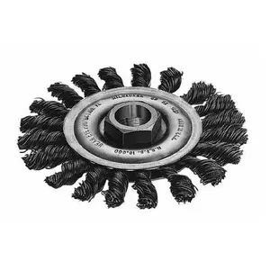 Milwakee 48-52-5030 4" Full Cable Twist Knot Wheel - Carbon Steel