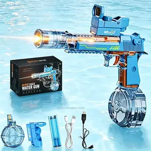 Fully Automatic Electric Water Blaster, Watergun, 26ft Long Range Spray Toy, Summer Outdoor Beach & Pool Party, Perfect Gift for Kids & Adults