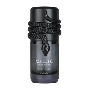 Lattafa Musamam Black Intense Eau de Parfum 3.4 oz for Unisex | Aromatic Spicy Fragrance