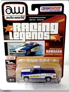 Auto World 1973 Chevy C-10 "Racing Legends Hawaiian" 1/64 Diecast Car