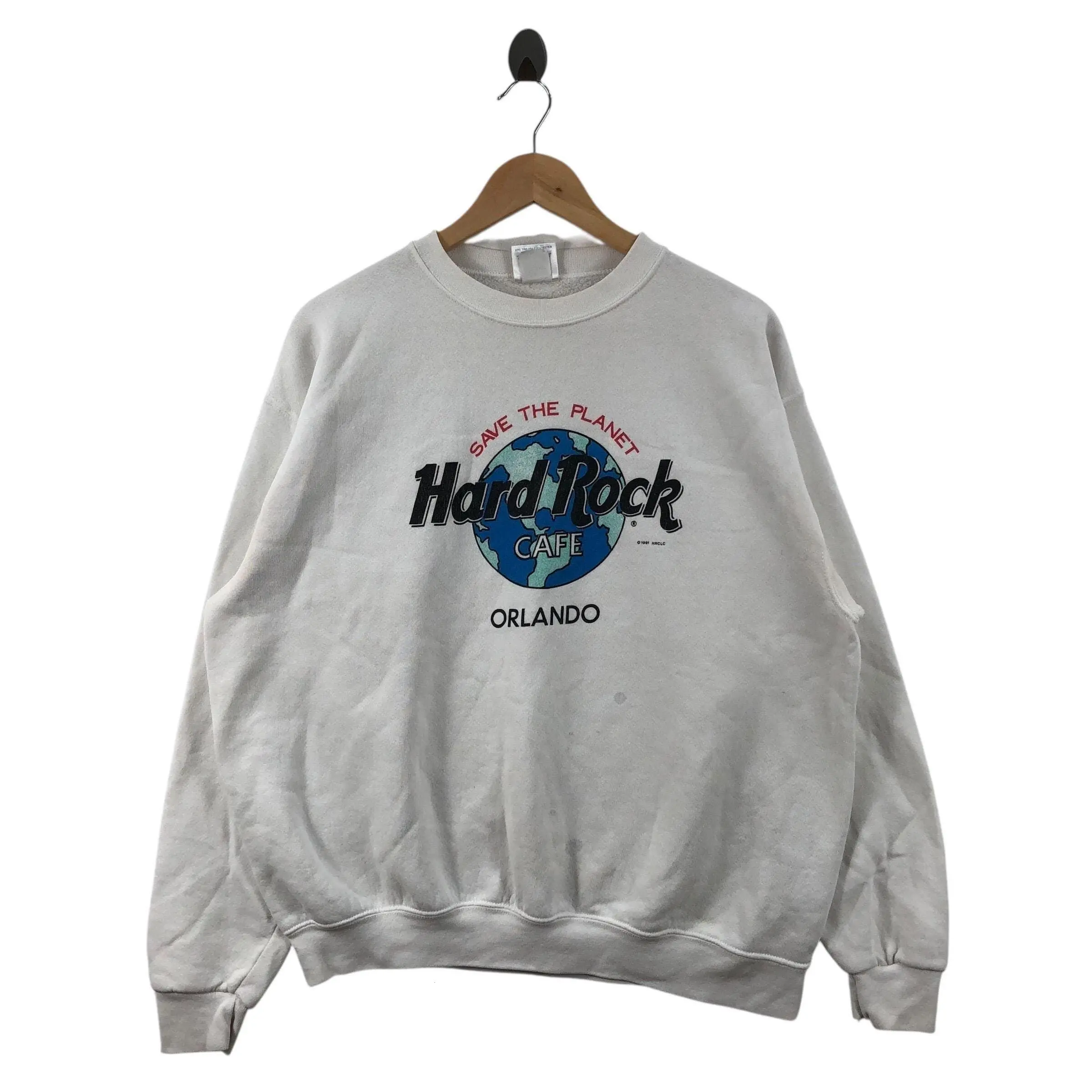 [Sale Up To 60%] - Vintage HARD ROCK CAFE Orlando Made in Usa Sweatshirt