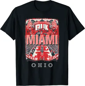 Miami Ohio OH Game Day Excitement SD498 T-Shirt - Williamze Shop 6YEB0CHYBGLN5