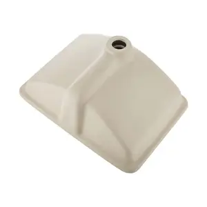 Undermount Bathroom Sink, 20.87x 14.76 Inch Rectangular White Ceramic Vessel Sink with Overflow Hole, Under Counter Drop in Modern Lavatory Vanity Bath Wash Bowl Basin, Rectangle Small Space