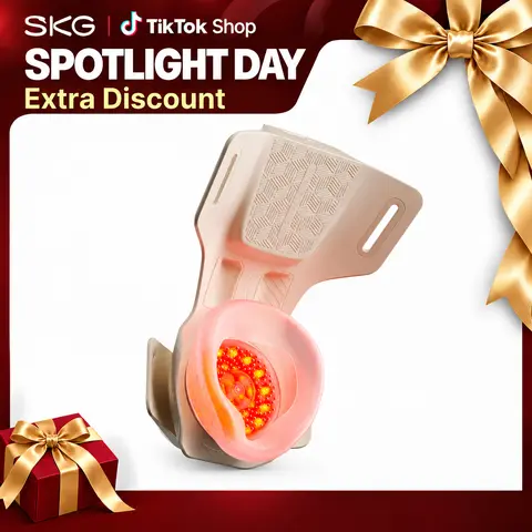 SKG Knee Massager with Heat for Pain Relief with Vibration for Joint Comfort, Cordless Heated Knee Brace with 5 Massage Modes and 3 Heating Levels, Gifts for Women Men, Parents, Friends, WS500, Father’s Day, Silicone